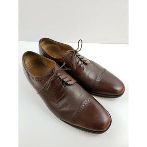 Bostonian Men's Brown Leather Cap Toe Oxfords #27486 Size 13 M US WIDE
